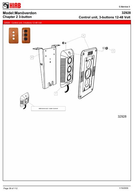 SPARE-PARTS BOOK ManÃ¶verdon Model: - Hiab AS