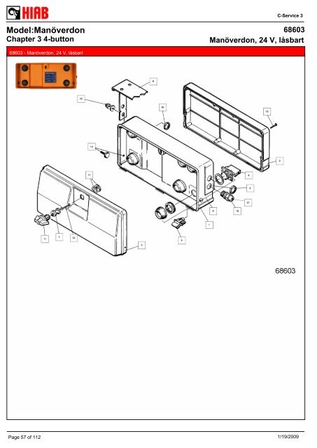 SPARE-PARTS BOOK ManÃ¶verdon Model: - Hiab AS