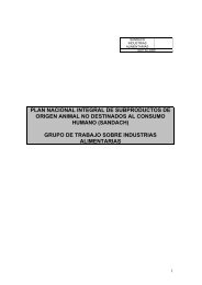 plan nacional integral de subproductos de origen animal - Coag