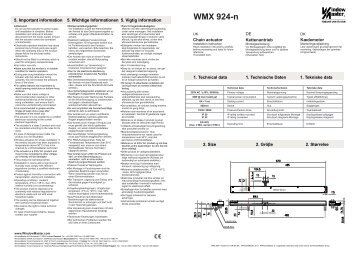 WMX 924-n install 1211-UK+DE+... - WindowMaster