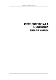 INTRODUCCIÓN A LA LINGÜÍSTICA Eugenio Coseriu - Textos on line