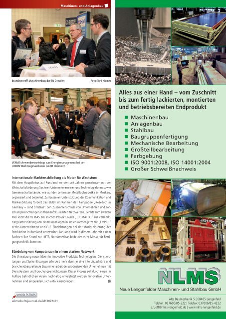 Ausgabe 02/2012 - Wirtschaftsjournal