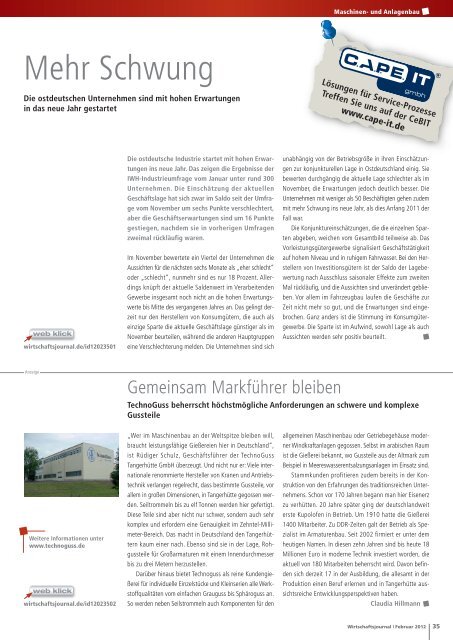 Ausgabe 02/2012 - Wirtschaftsjournal