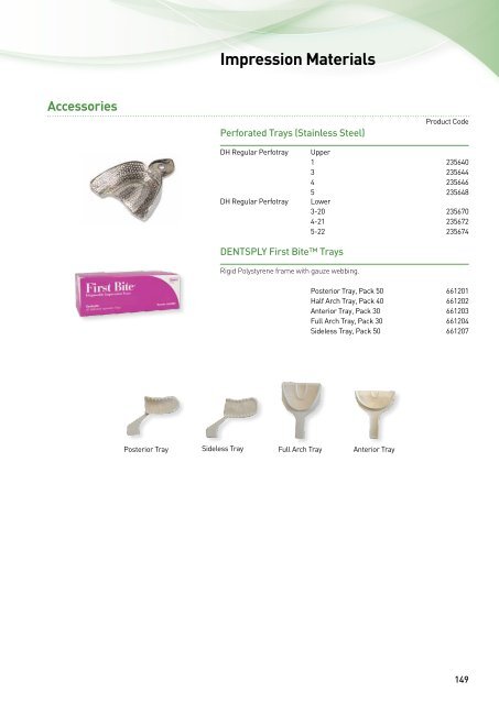 Impression materials - Dentsply