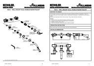 Installation Instructions - StillnessÂ® Basin Set Wall Mount - Kohler