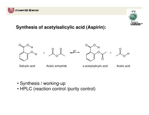 Aspirin Mechanism Synthesis