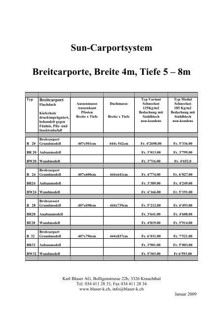 8m - Wintergarten von Blaser