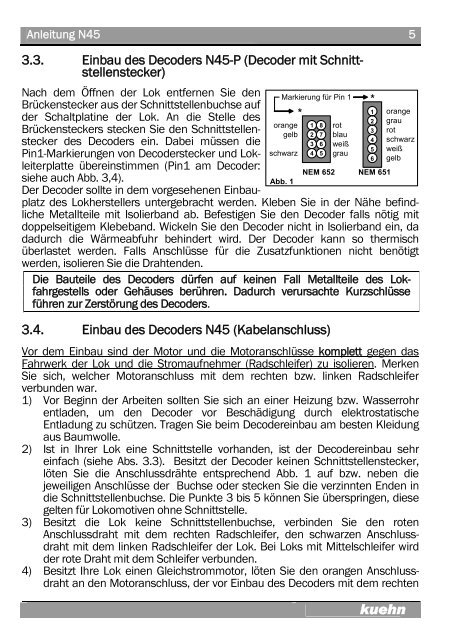 Anleitung N45 - Kuehn Digital