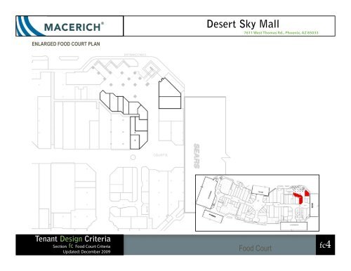 Desert Sky Mall Food Court Criteria - Macerich