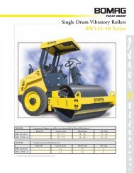 Single Drum Vibratory Rollers BW124-40 Series - Location Blais