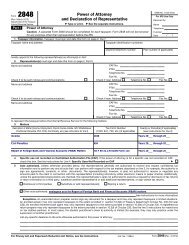 Form 2848 (Rev. March 2012) - Internal Revenue Service