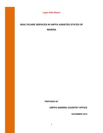 Read the assessment report - UNFPA Nigeria