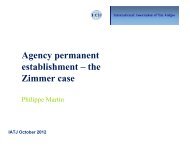 Agency Permanent Establishment - Zimmer case - Iatj.net
