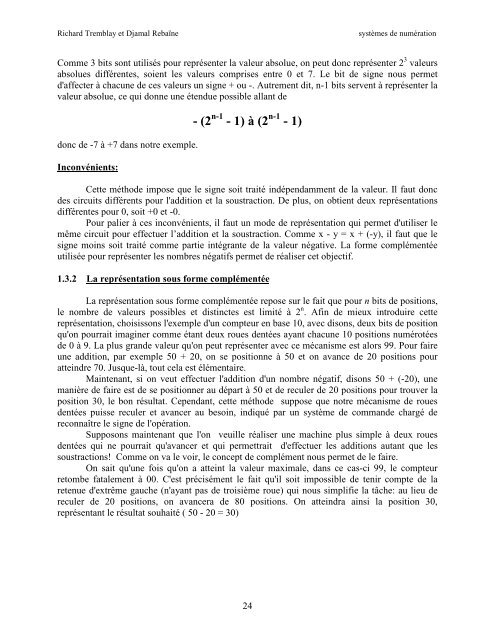 SystÃ¨mes de numÃ©ration - UQAC