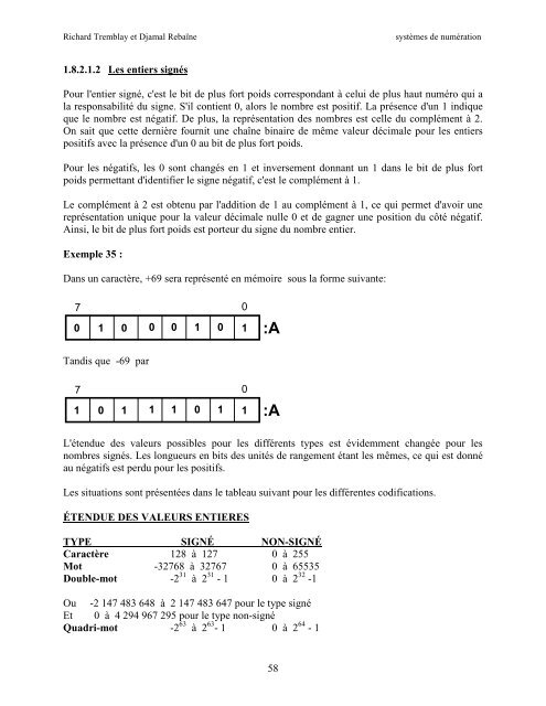 SystÃ¨mes de numÃ©ration - UQAC