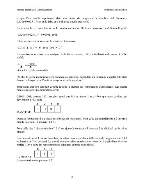 SystÃ¨mes de numÃ©ration - UQAC