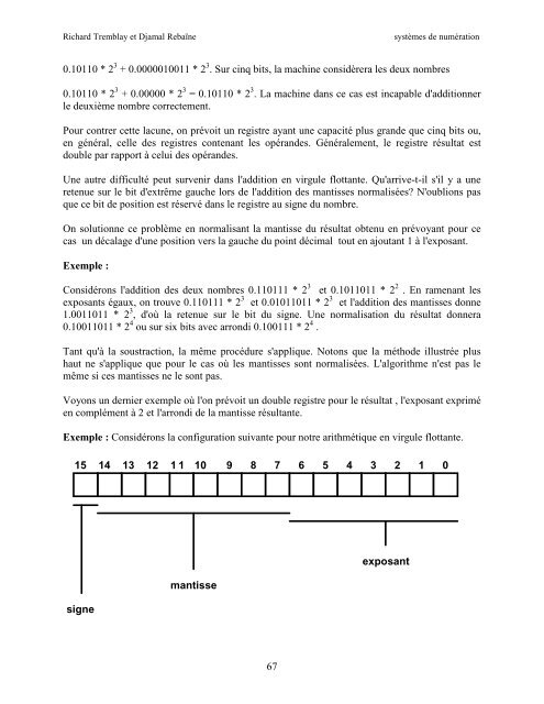 SystÃ¨mes de numÃ©ration - UQAC