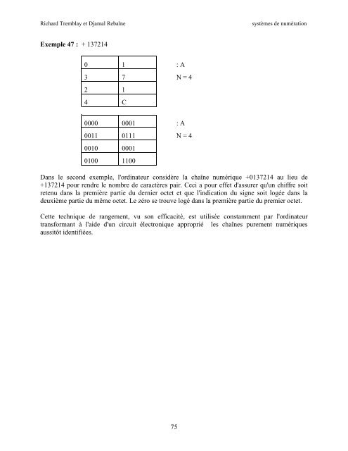 SystÃ¨mes de numÃ©ration - UQAC