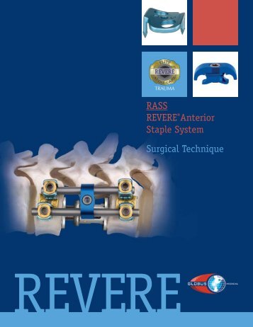 RASS REVERE®Anterior Staple System Surgical Technique - Pages