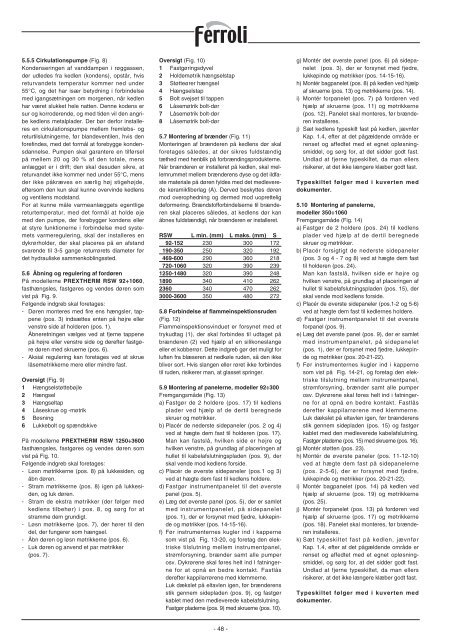 PREXTHERM RSW - Ferroli