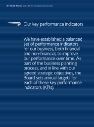 Our key performance indicators - British Airways