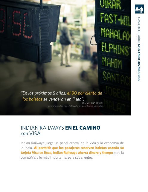 indian Railways en el cAmino con Visa