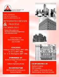 INTEGRATED DESIGN PROCESS TECHNOLOGY