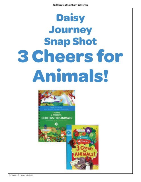 3 Cheers For Animals - Girl Scouts of Northern California