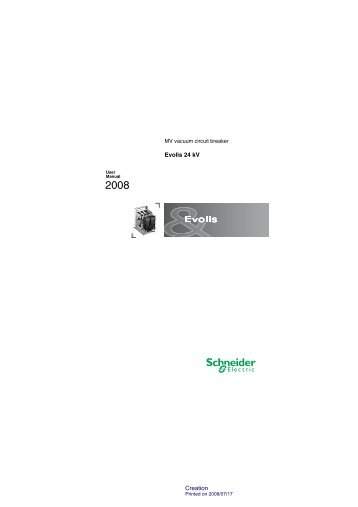 Evolis 24 user manual - Schneider Electric