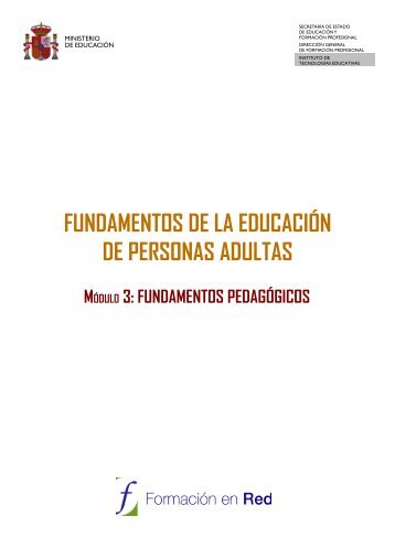 FUNDAMENTOS PEDAGÃ“GICOS - Instituto de TecnologÃ­as ...