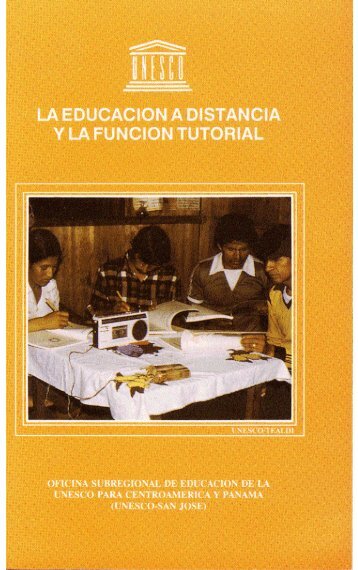 La educación a distancia y la funcion tutorial