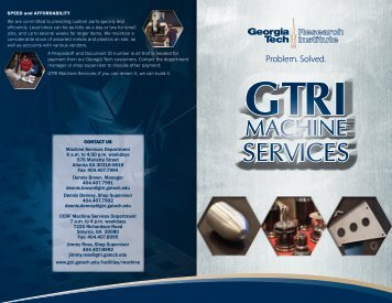 SERVICES - Georgia Tech Research Institute