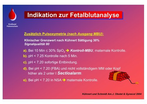 Schmidt: Fetalblutanalyse - Frauenklinik