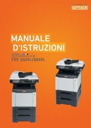 d'IstruzIonI Manuale - Utax