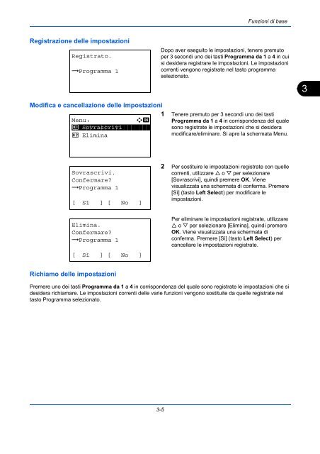 d'IstruzIonI Manuale - Utax