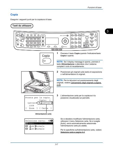 d'IstruzIonI Manuale - Utax