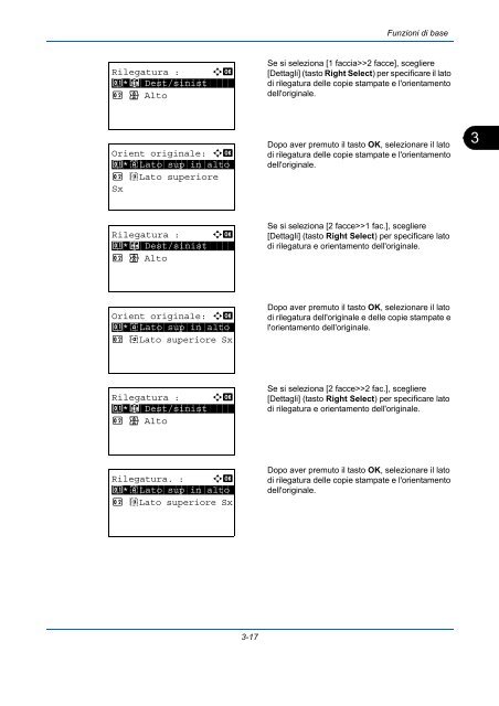 d'IstruzIonI Manuale - Utax