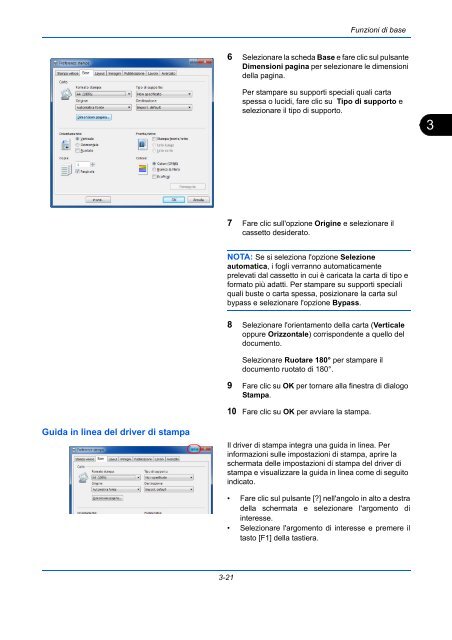 d'IstruzIonI Manuale - Utax