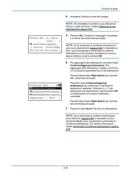 d'IstruzIonI Manuale - Utax