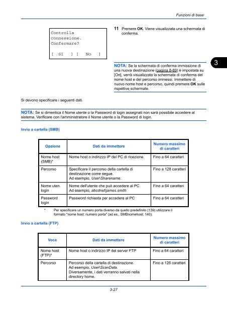 d'IstruzIonI Manuale - Utax