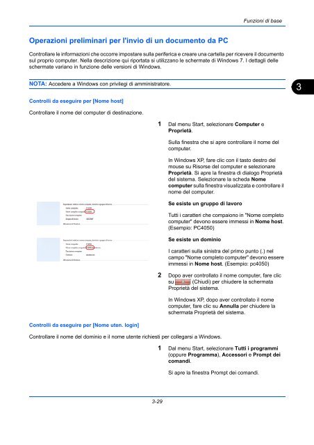 d'IstruzIonI Manuale - Utax