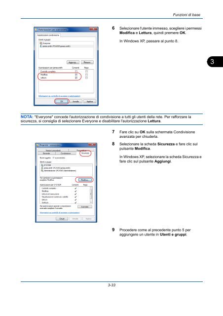 d'IstruzIonI Manuale - Utax