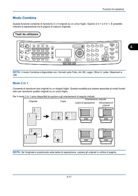 d'IstruzIonI Manuale - Utax