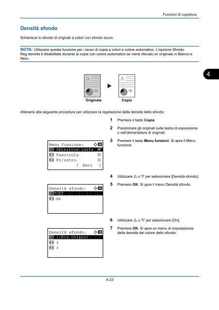 d'IstruzIonI Manuale - Utax