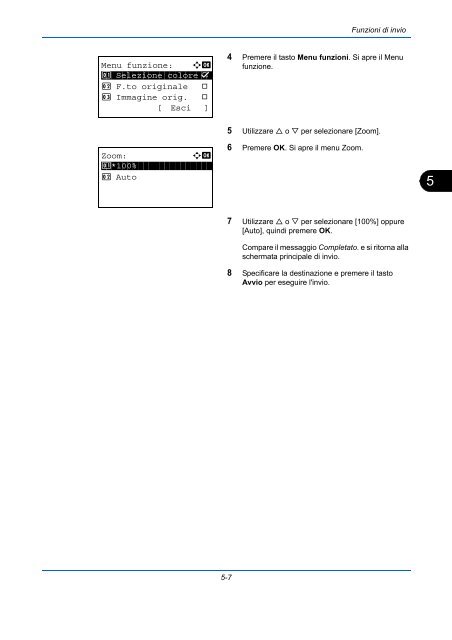 d'IstruzIonI Manuale - Utax