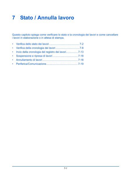 d'IstruzIonI Manuale - Utax