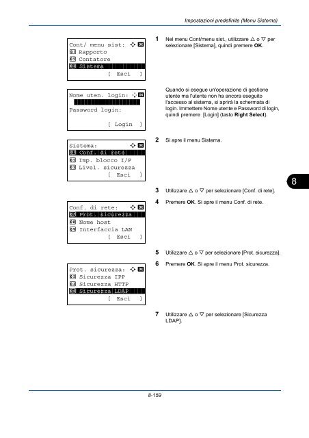 d'IstruzIonI Manuale - Utax