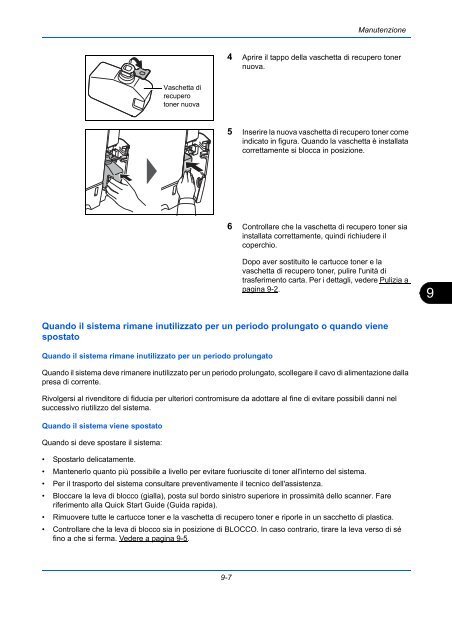 d'IstruzIonI Manuale - Utax