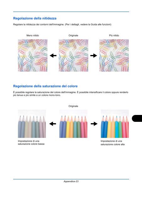 d'IstruzIonI Manuale - Utax