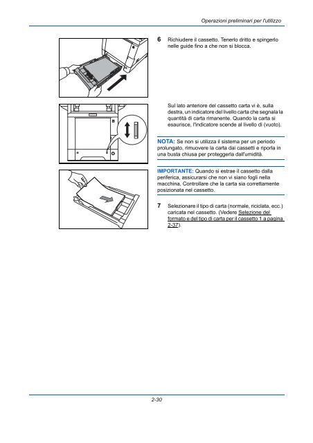 d'IstruzIonI Manuale - Utax